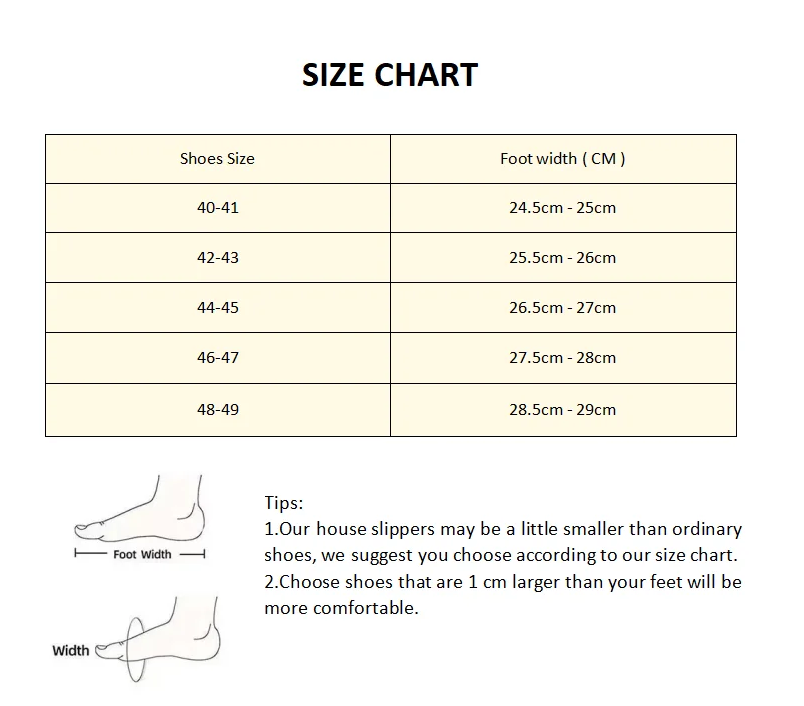 Men's PU Cozy Winter Slippers