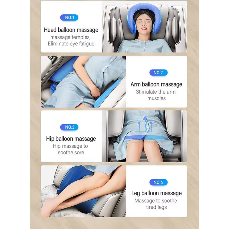 Professional 8D Full Body Massage Chair