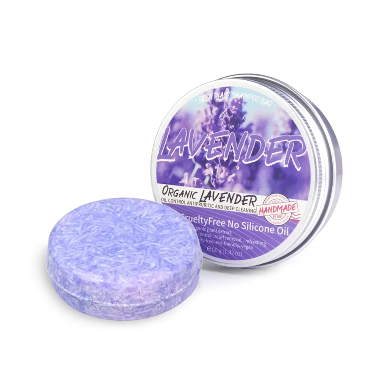 Lavender Organic Handmade Shampoo Soap Bar