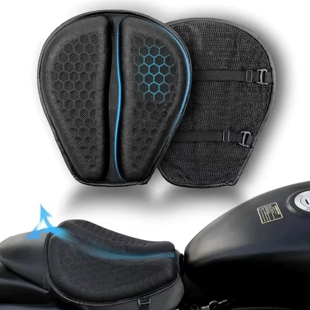Ergonomic Honeycomb Anti-Slip Motorcycle Gel Seat Cushion