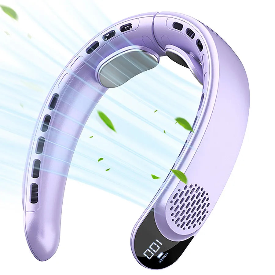 Quad-Core USB Neck Fan