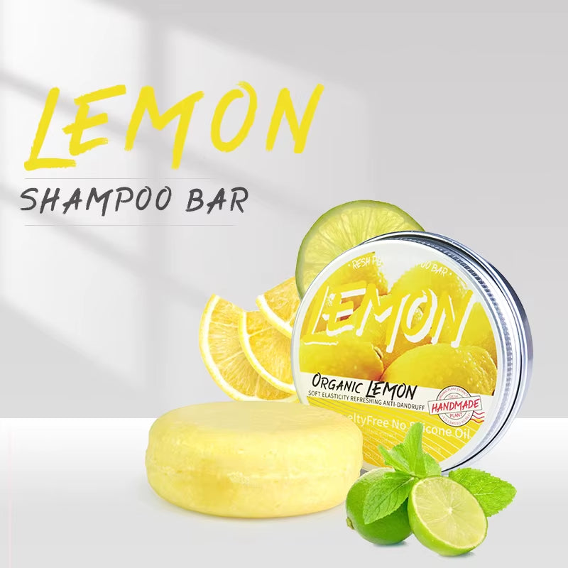 Lemon Organic Handmade Shampoo Soap Bar