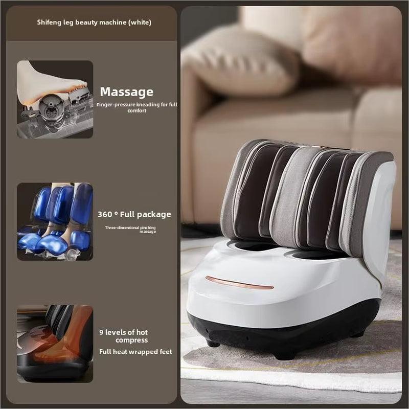 Premium Heated Shiatsu 360 Degree Leg and Foot Massager 