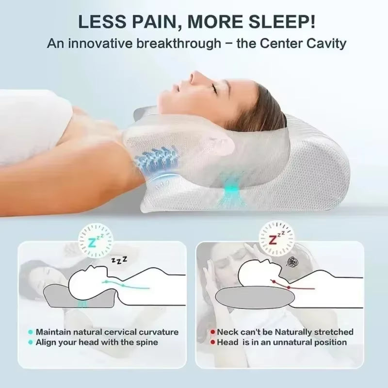 Butterfly Memory Foam Neck Pillow