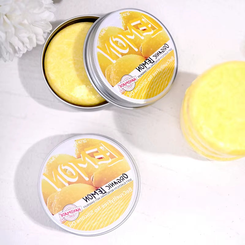 Lemon Organic Handmade Shampoo Soap Bar