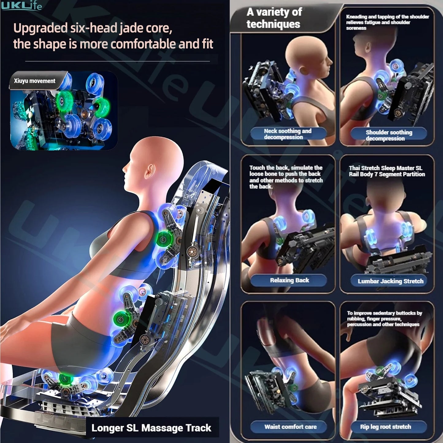 6D Heated Massage Chair - 2025 Edition