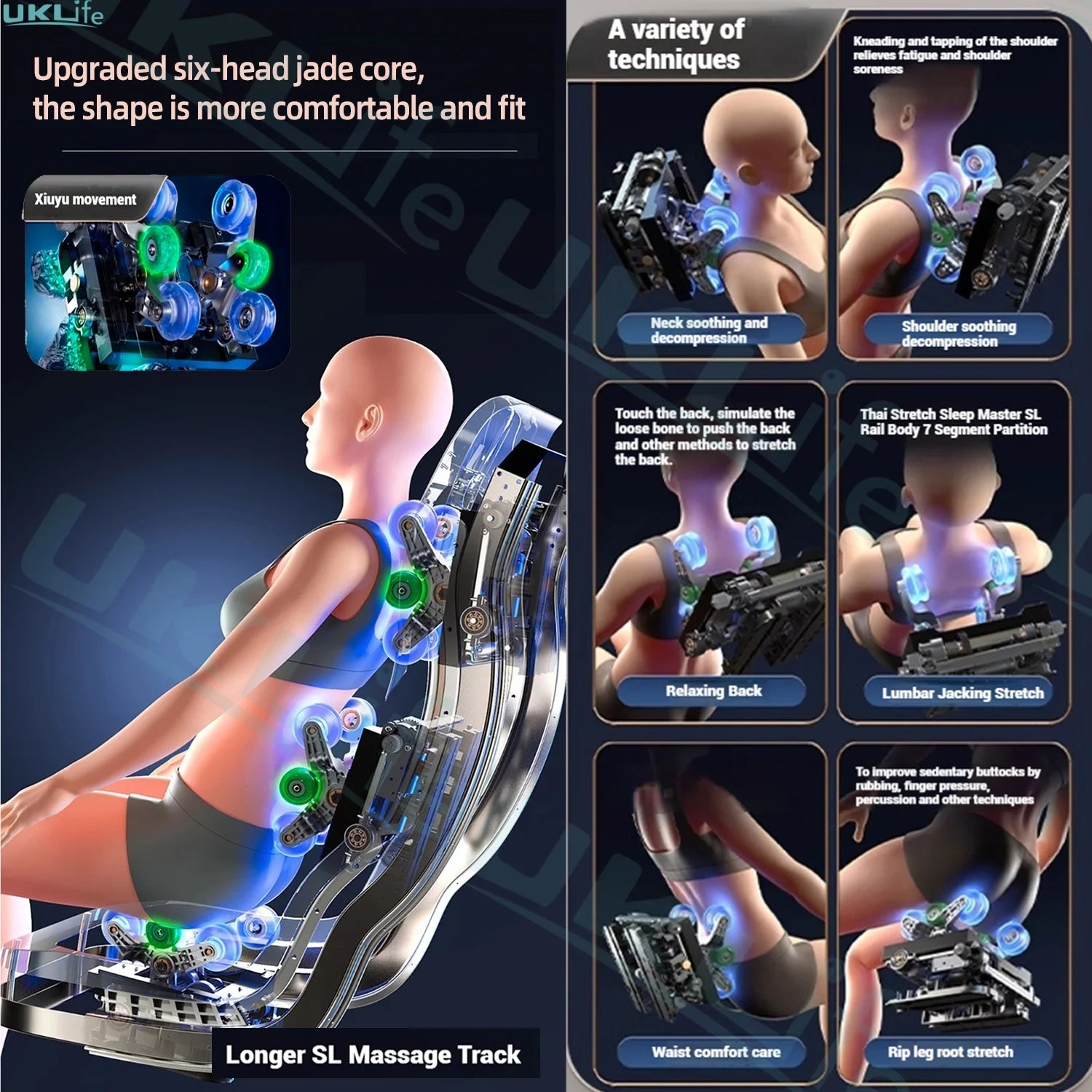 6D Heated Massage Chair - 2025 Edition