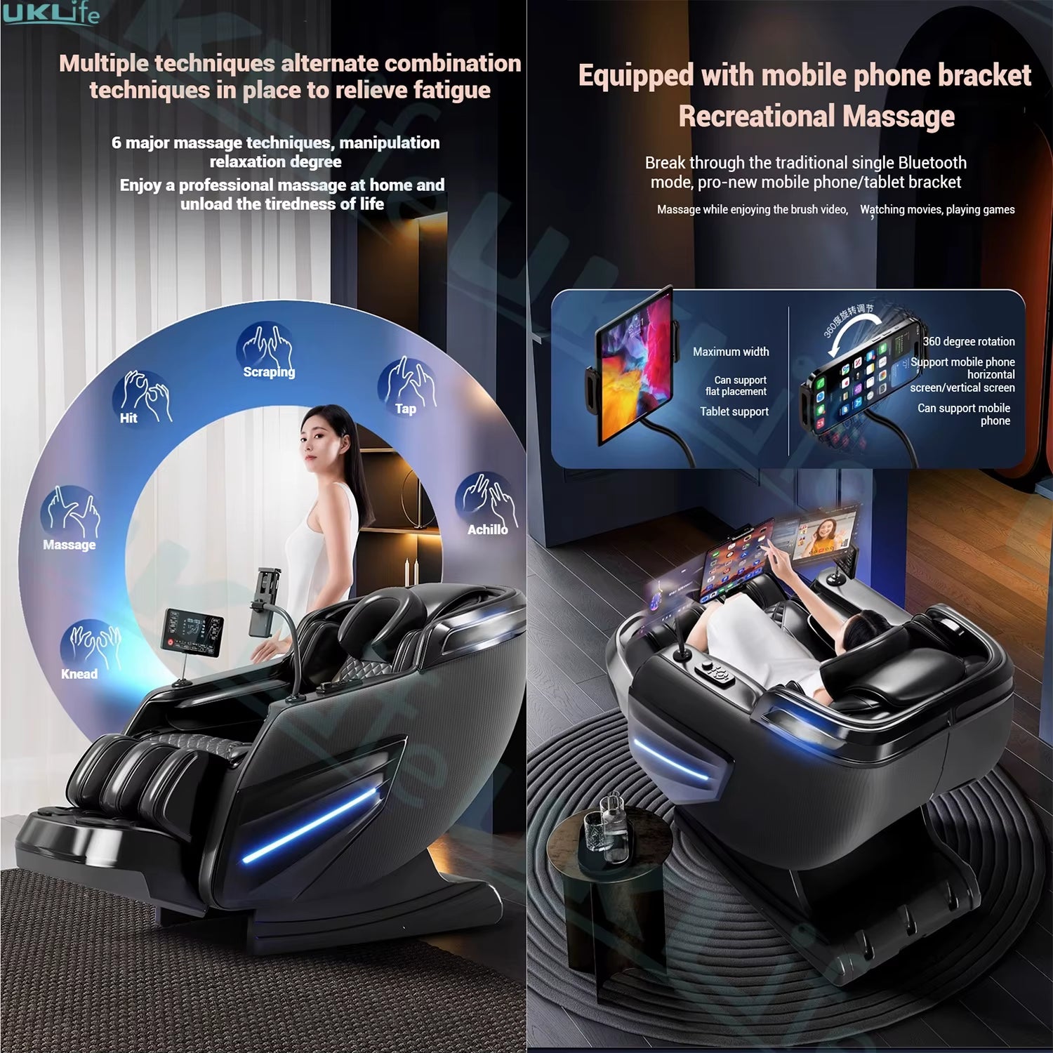6D Heated Massage Chair - 2025 Edition