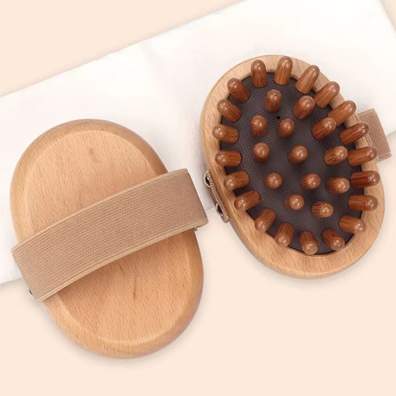 Anti Cellulite Beechwood Massage Brush