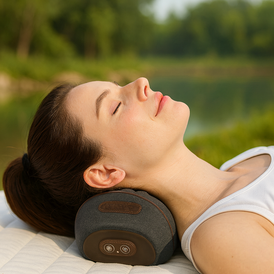 Heated Vibrating Neck Pillow