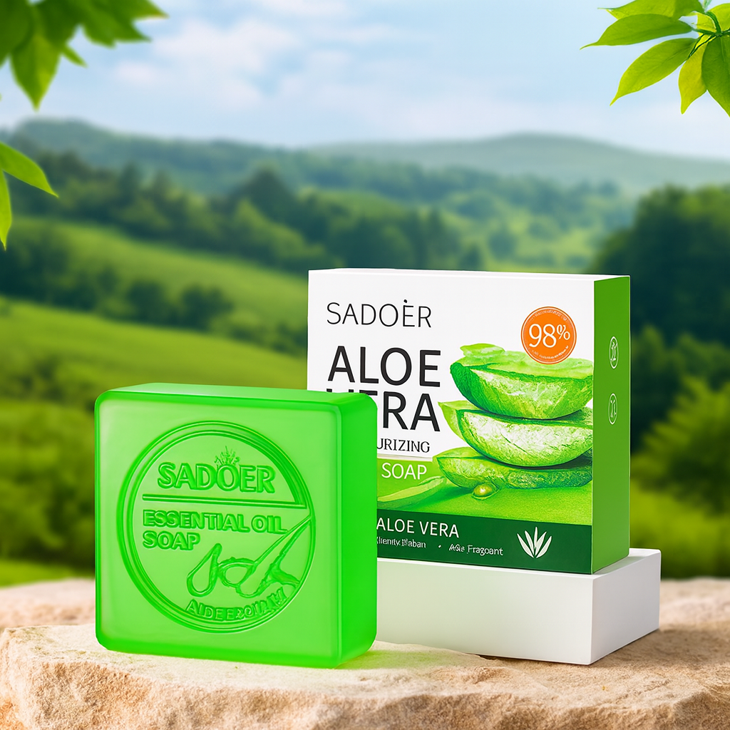 Natural Organic Aloe Vera Soap - 100g