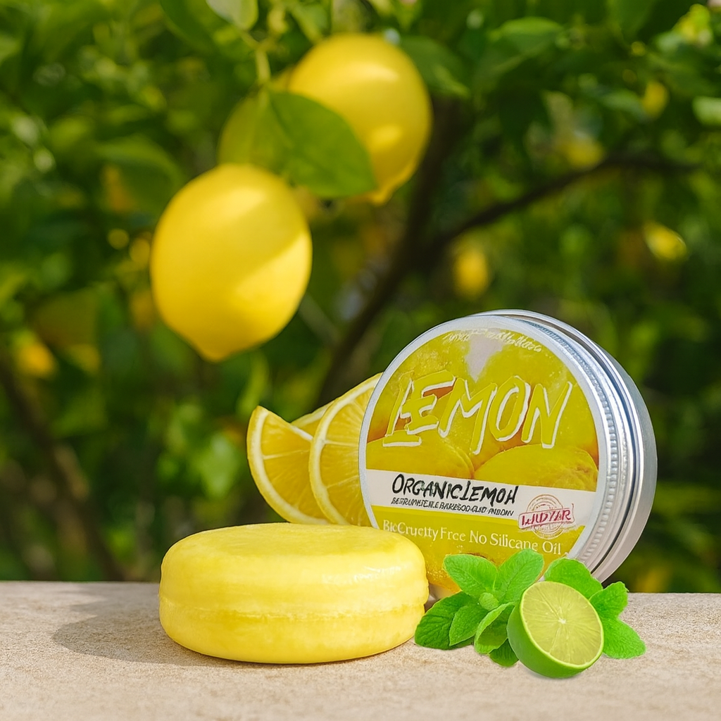Lemon Organic Handmade Shampoo Soap Bar
