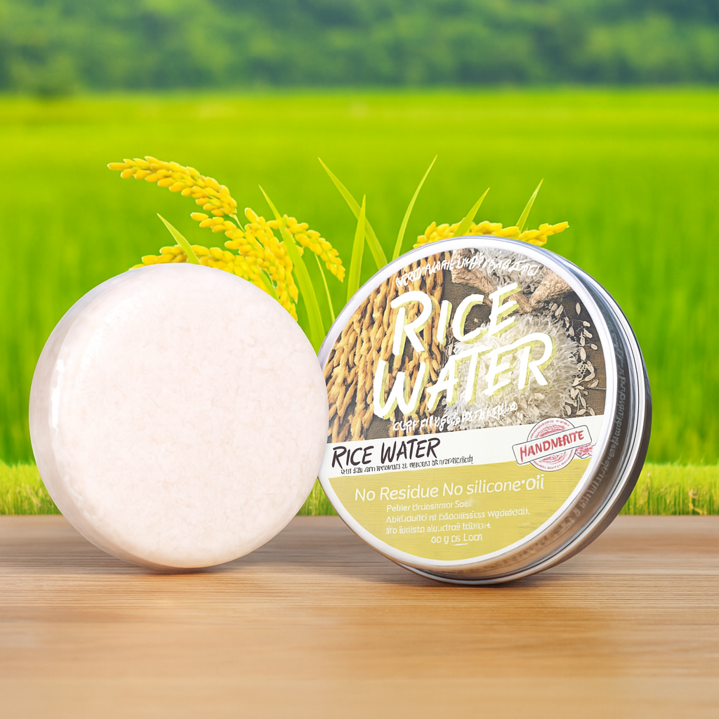 Rice Water Organic Handmade Shampoo Soap Bar
