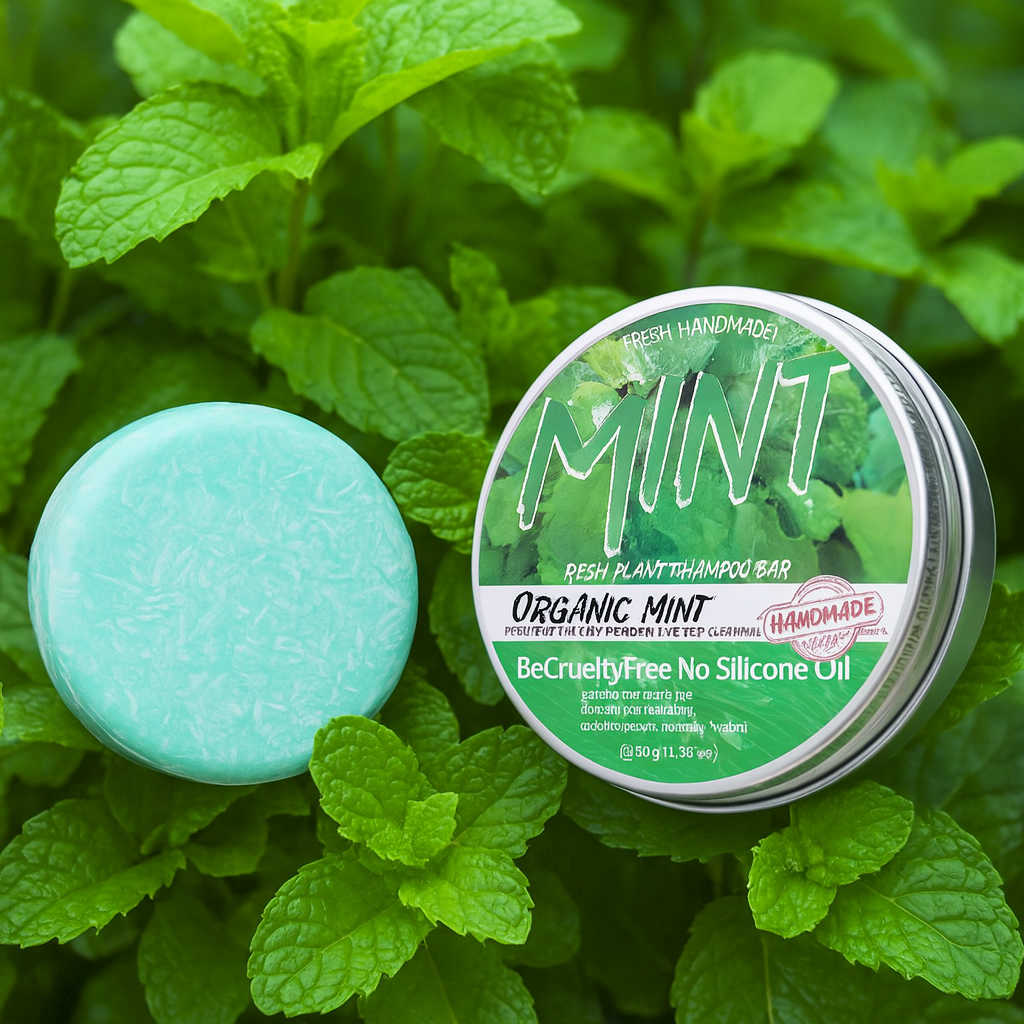 Mint Organic Handmade Shampoo Soap Bar