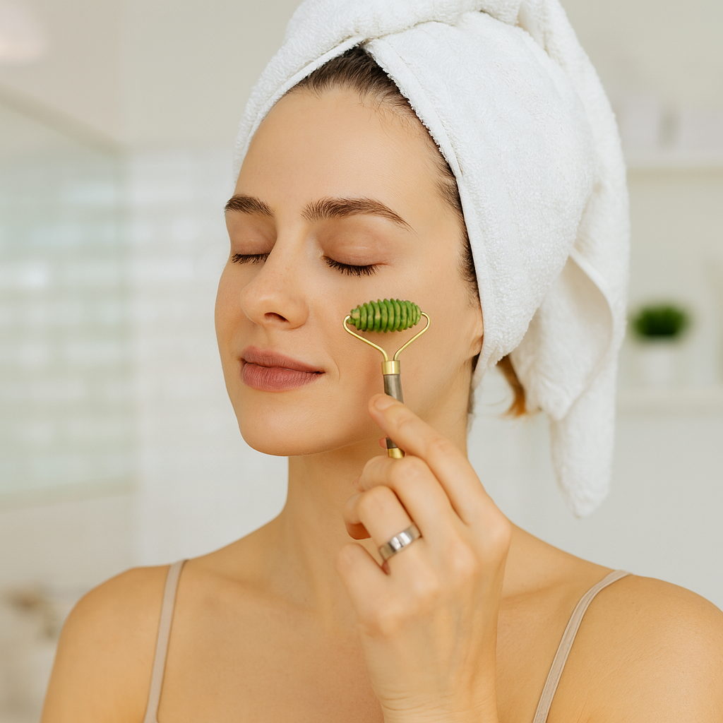 Natural Jade Roller and Massage Sets