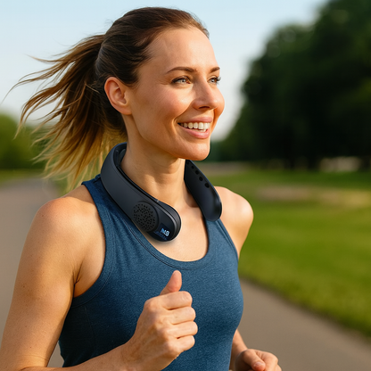 Quad-Core USB Neck Fan