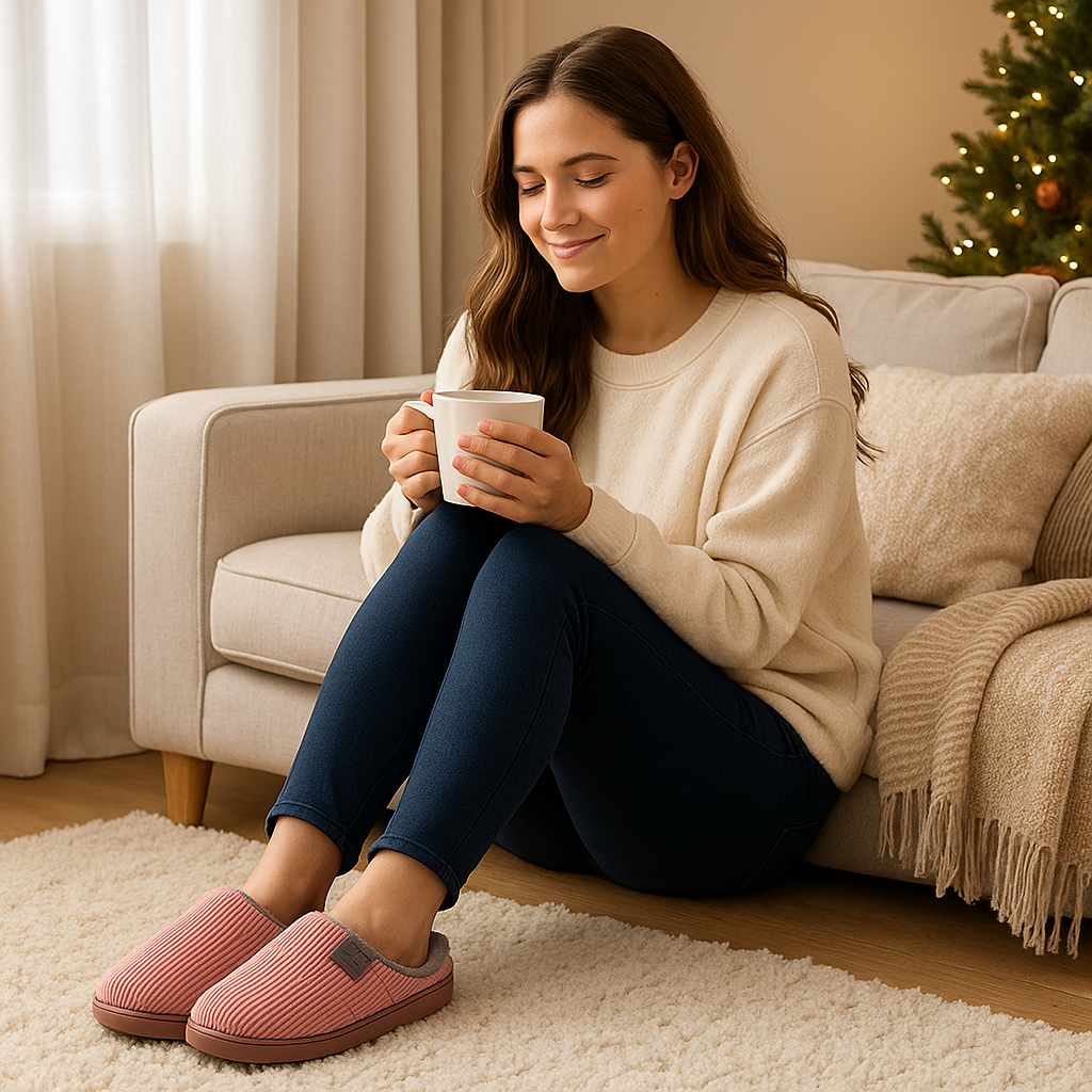 Women's Cozy Thick-Soled Indoor Slippers