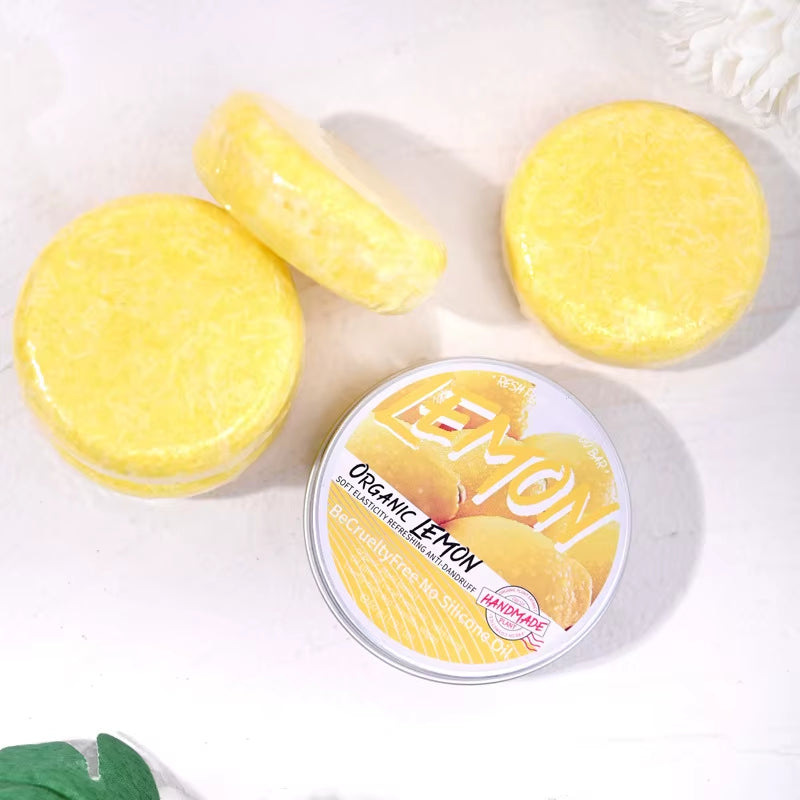 Lemon Organic Handmade Shampoo Soap Bar