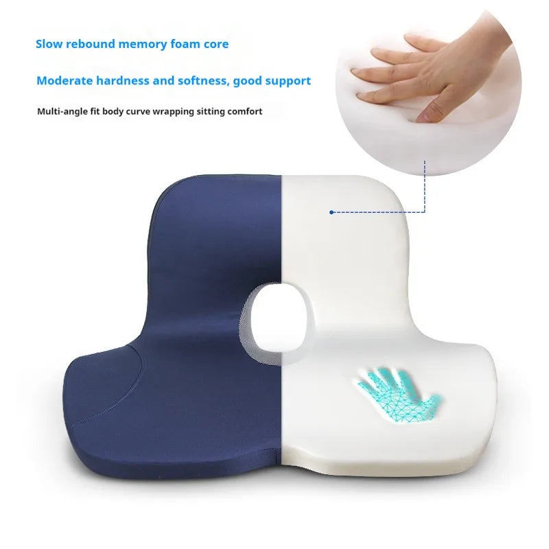 Ergonomic L-Shaped Office Chair Seat Cushion