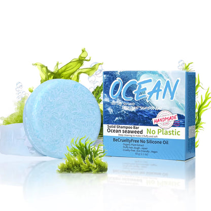 Ocean Breeze Organic Handmade Shampoo Soap Bar