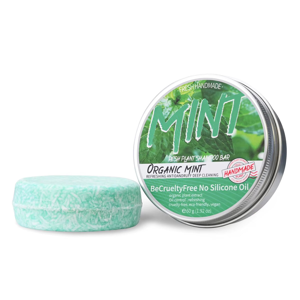 Mint Organic Handmade Shampoo Soap Bar