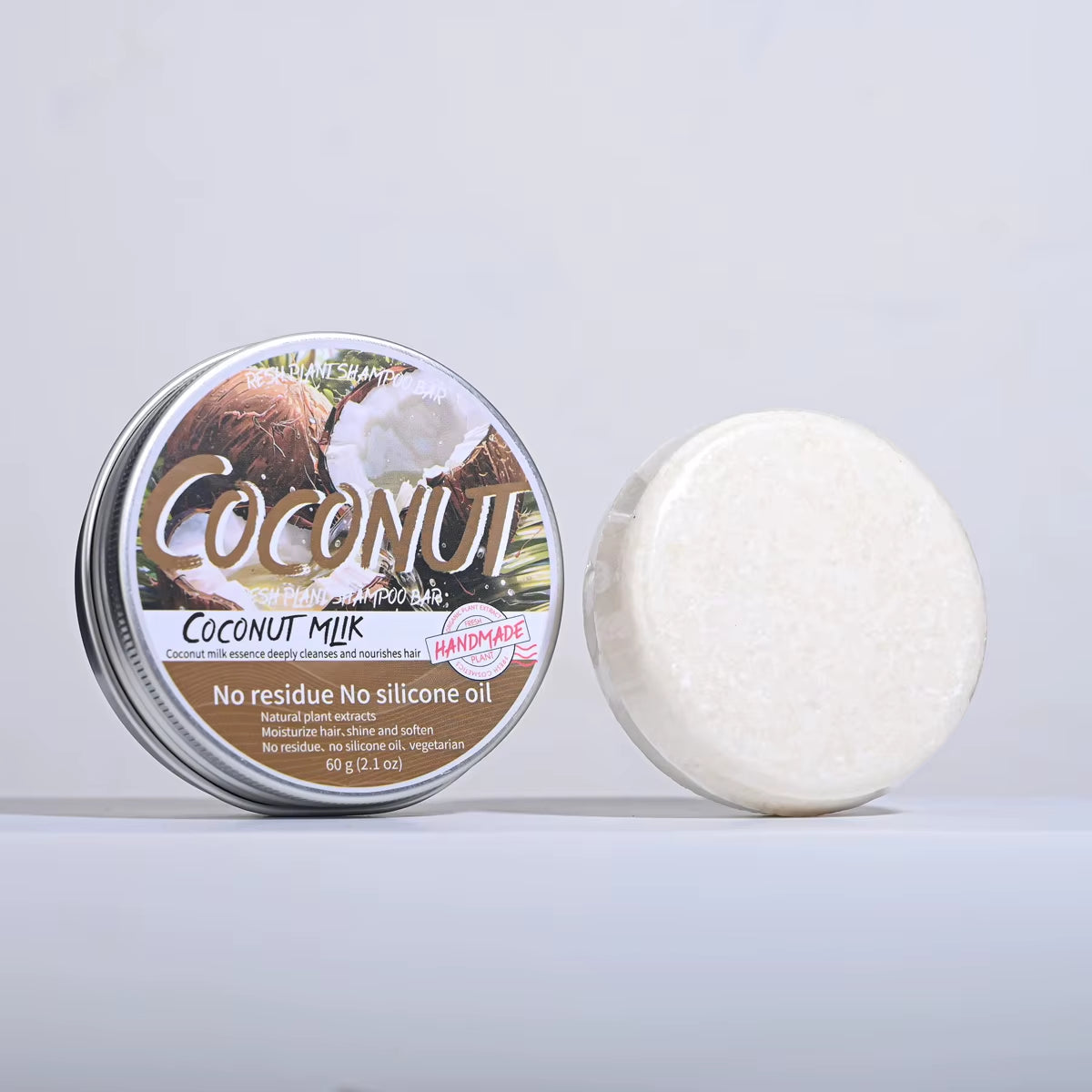 Coconut Organic Handmade Shampoo Soap Bar