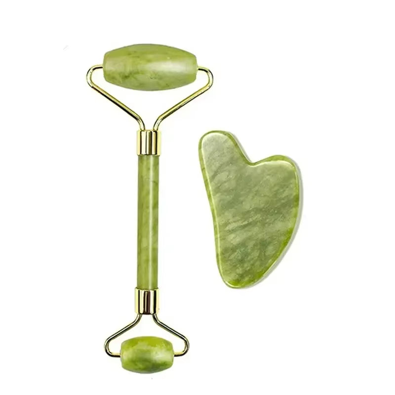 Natural Jade Roller and Massage Sets