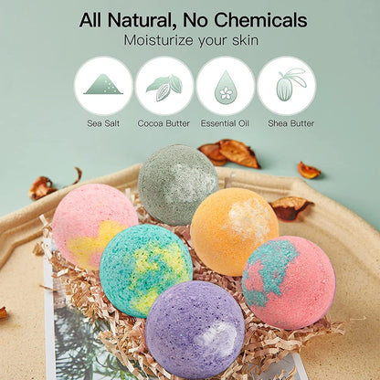 12 Pack Organic Bath Bombs