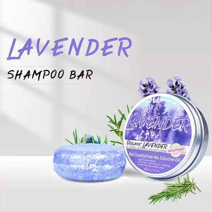 Lavender Organic Handmade Shampoo Soap Bar