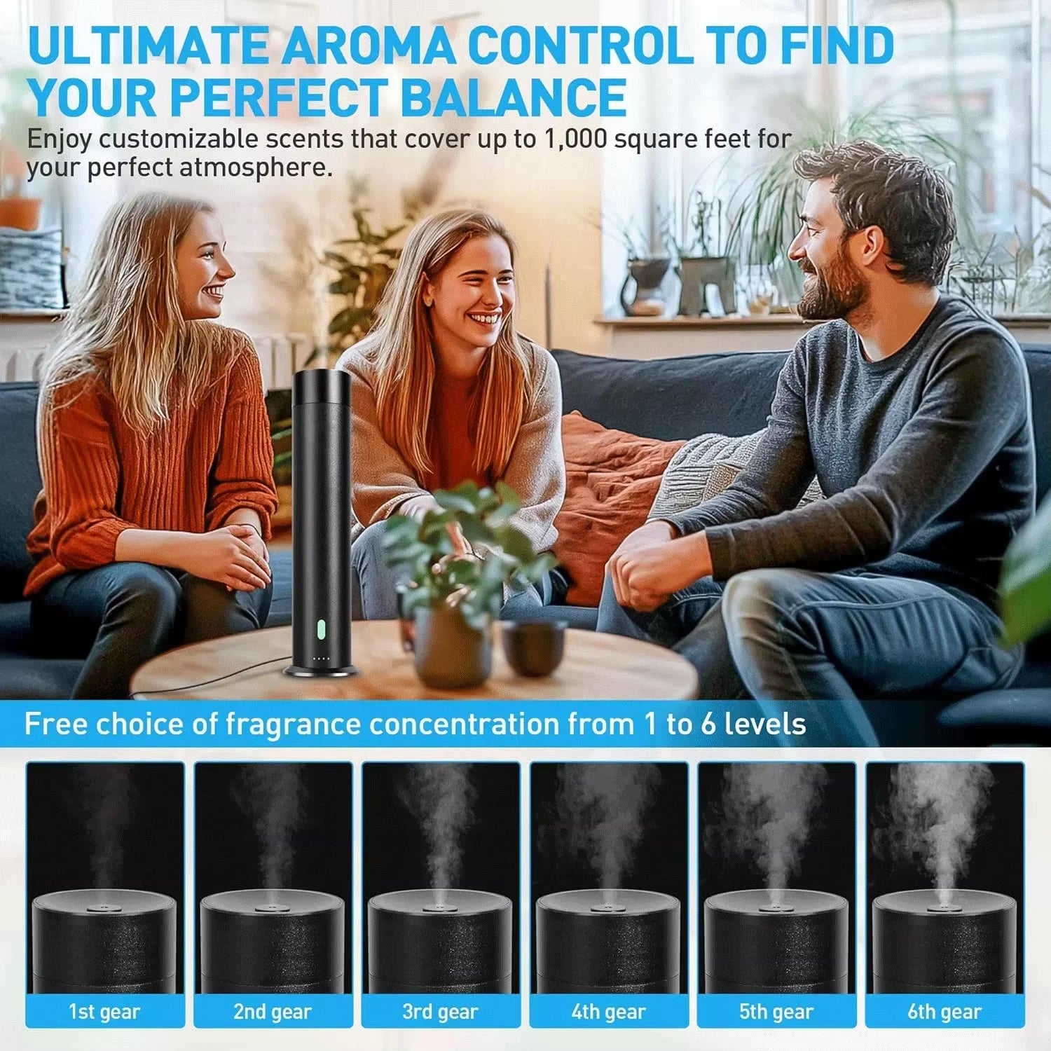 Luxury Tower Aroma Diffuser - 120ml