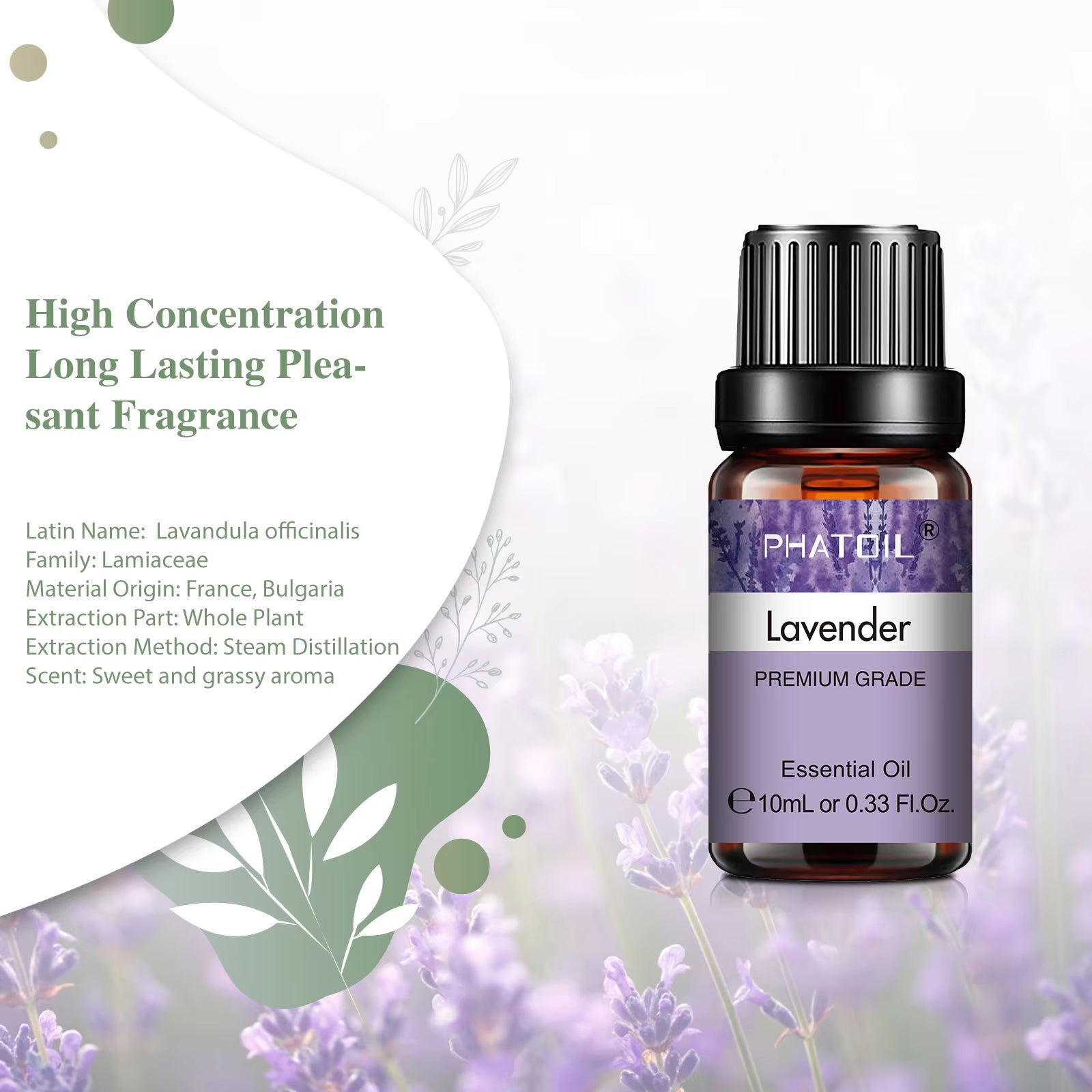10ML Pure Plant Extract PHATOIL Essential Oils