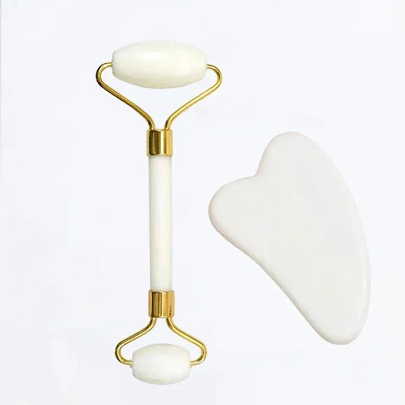 Natural Jade Roller and Massage Sets