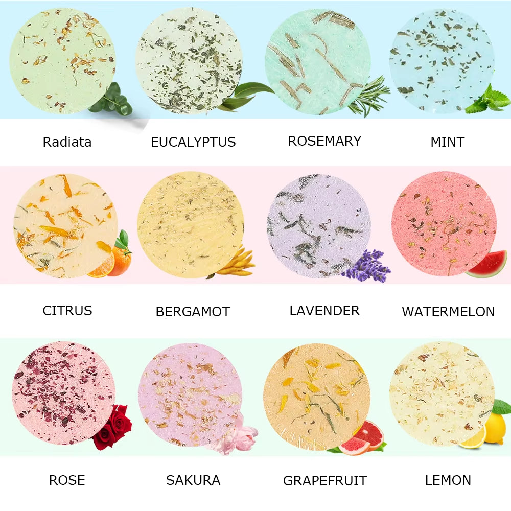 12 Pack Aromatic Shower Steamers