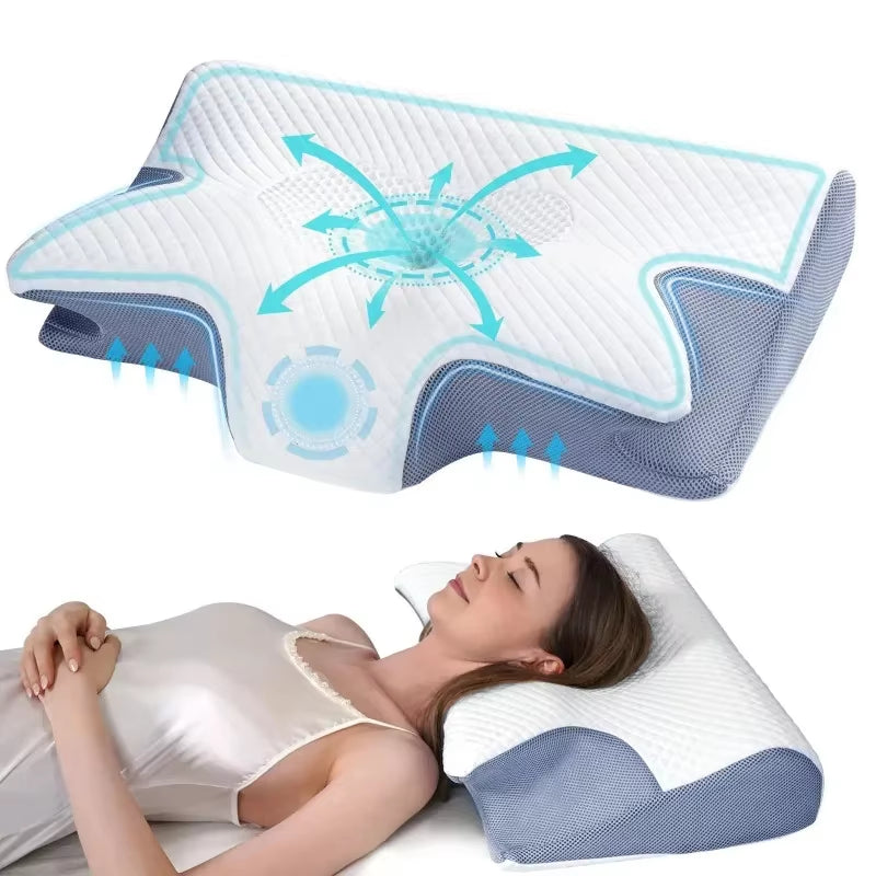 Butterfly Memory Foam Neck Pillow