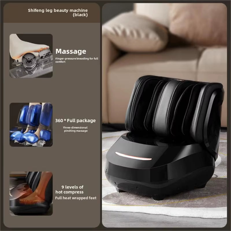 Premium Heated Shiatsu 360 Degree Leg and Foot Massager 