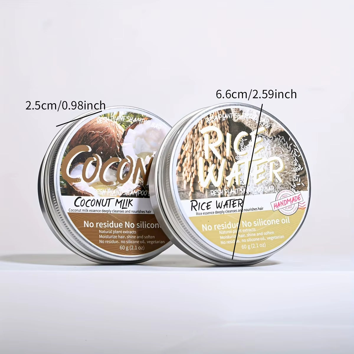 Coconut Organic Handmade Shampoo Soap Bar