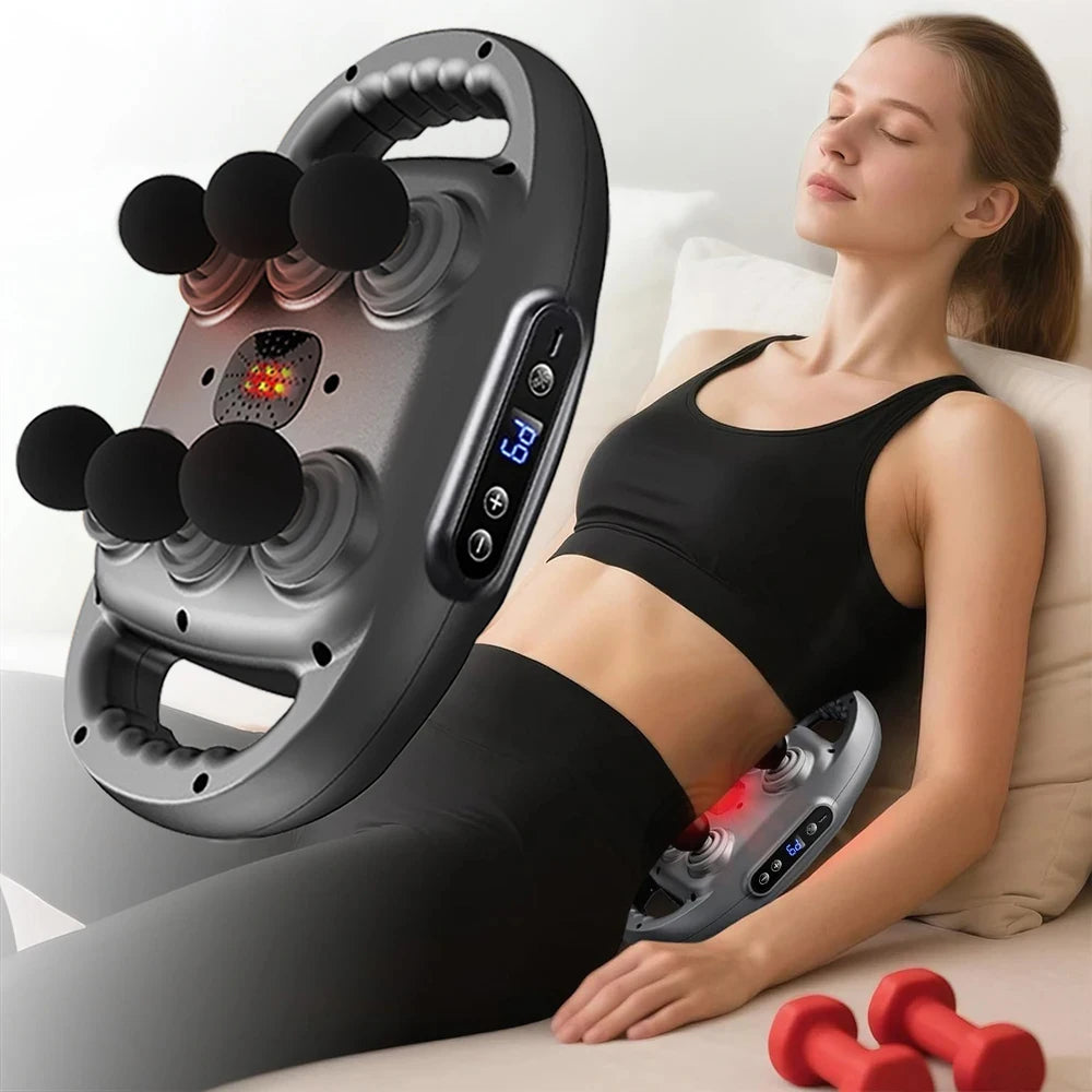 6-Headed Professional Fascia Massager Gun