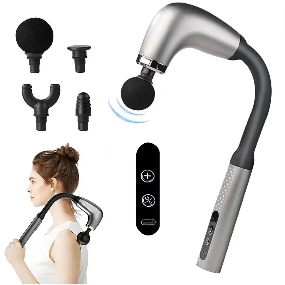 Smart Massage Gun with Extended Handle