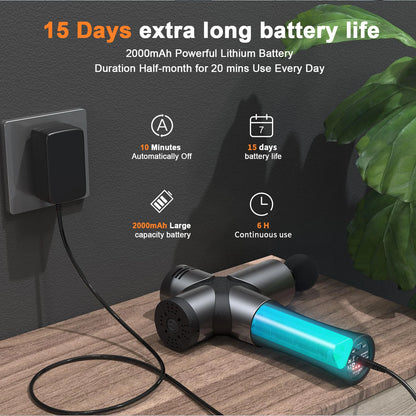 The Booster Pro 3 Deluxe Deep Tissue Massage Gun