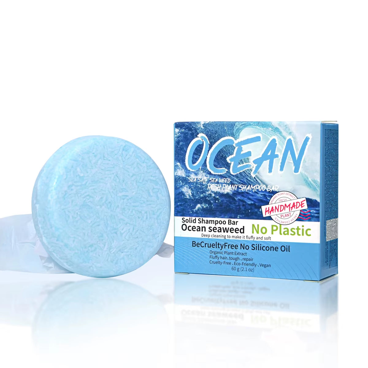 Ocean Breeze Organic Handmade Shampoo Soap Bar
