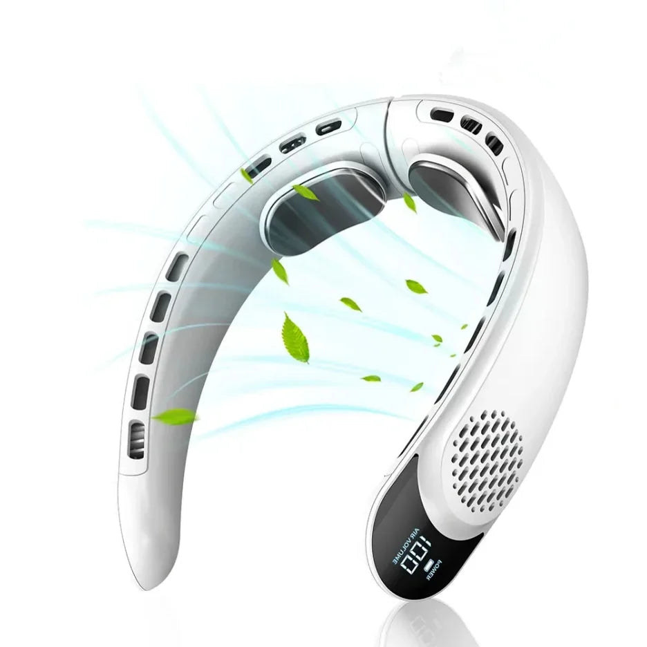 Quad-Core USB Neck Fan