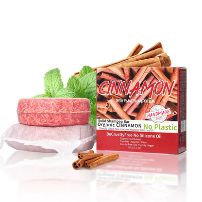 Cinnamon Organic Handmade Shampoo Soap Bar