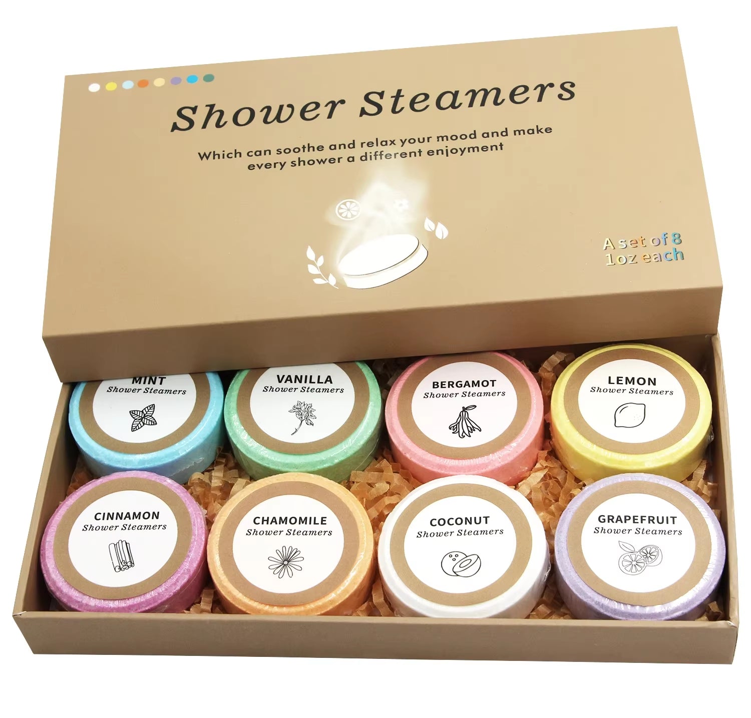8 Pack Shower Steamers