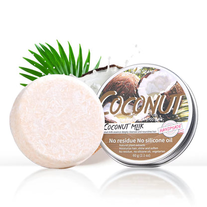 Coconut Organic Handmade Shampoo Soap Bar