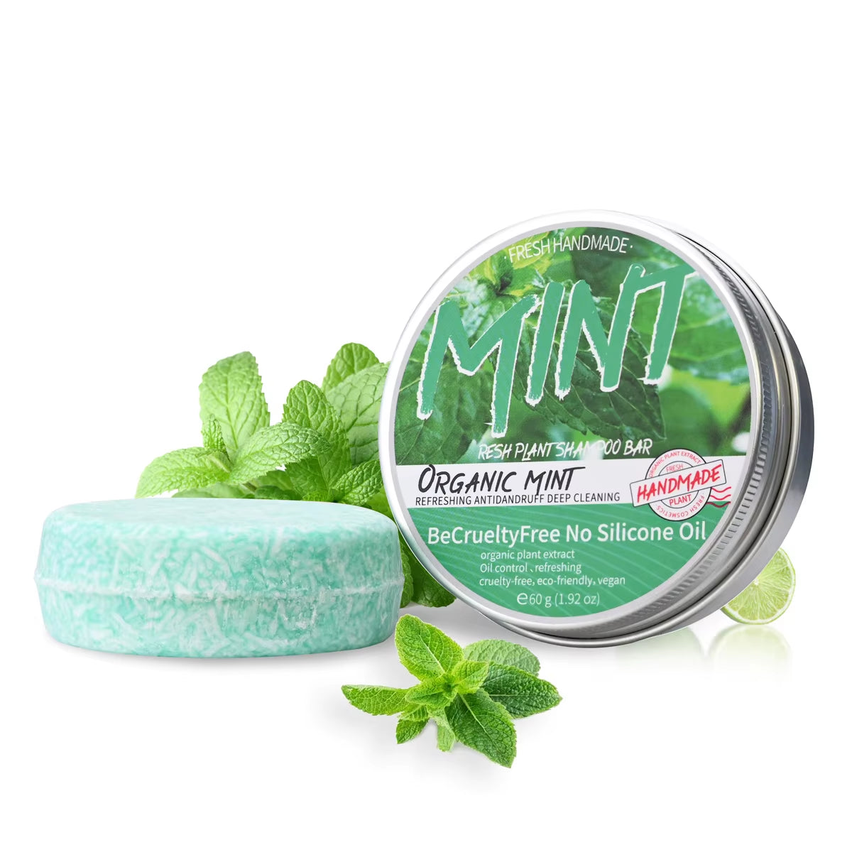 Mint Organic Handmade Shampoo Soap Bar