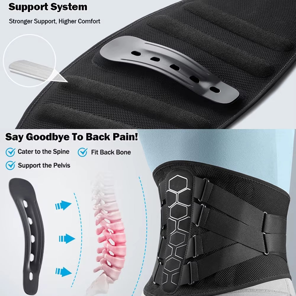 Breathable Lower Lumbar Back Brace