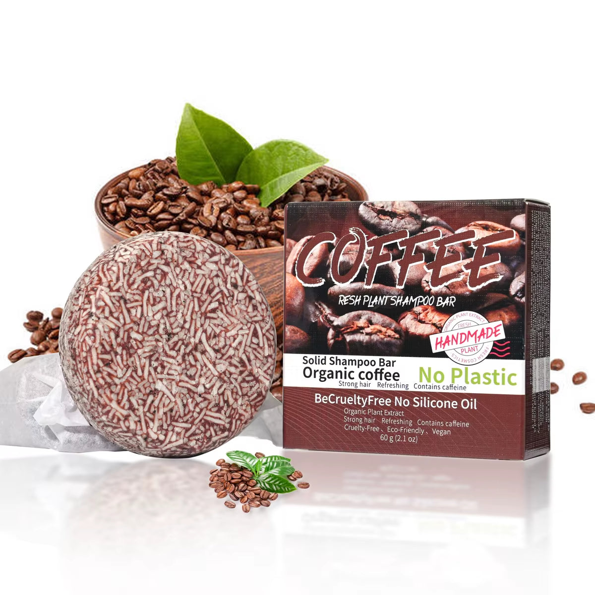 Coffee Organic Handmade Shampoo Soap Bar