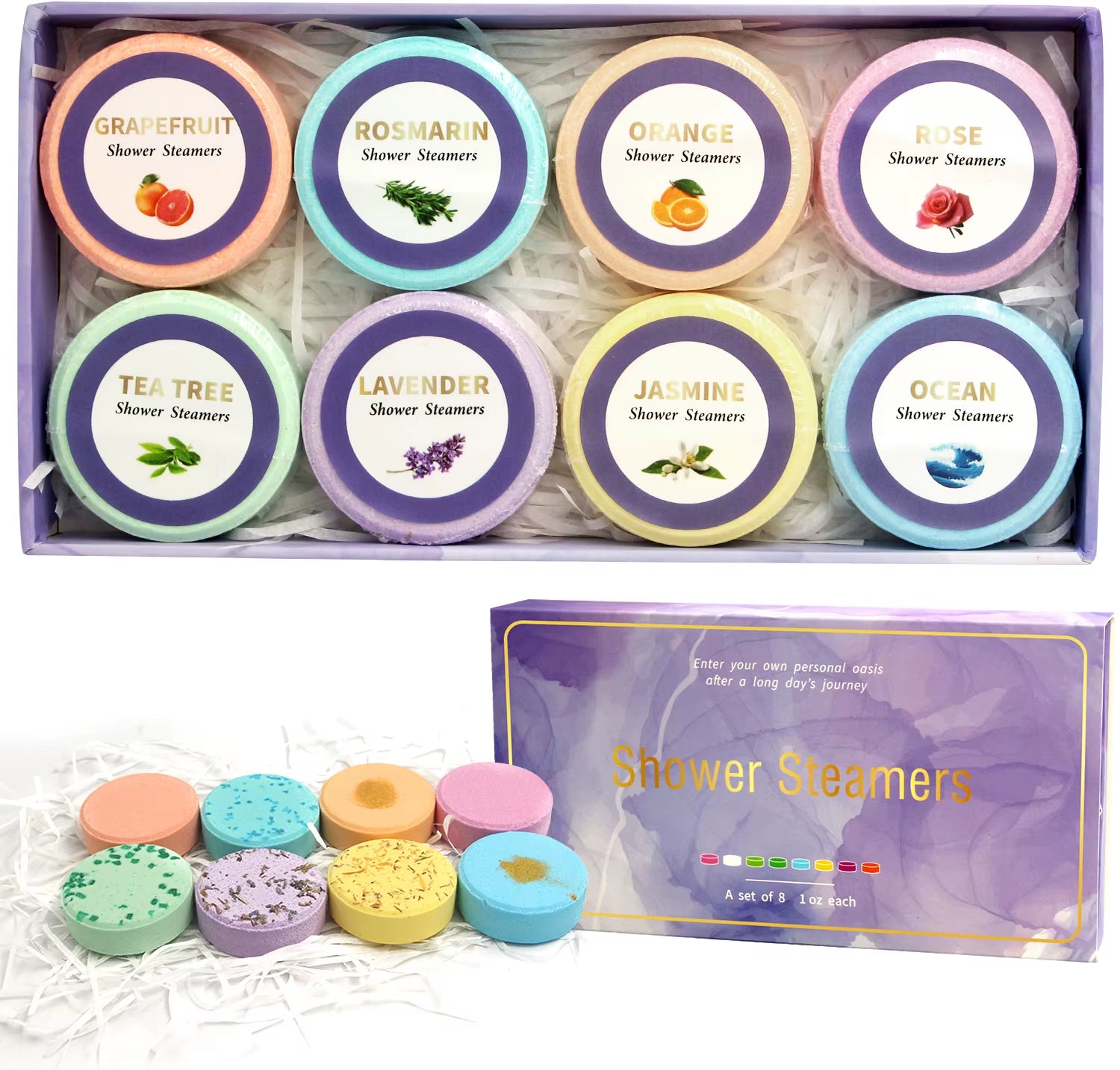 8 Pack Shower Steamers