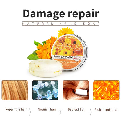 Marigold Organic Handmade Shampoo Soap Bar