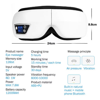 6D Smart Eye Massager